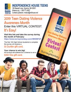 Teen Dating Violence Awareness Month Virtual Contest